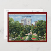 Public Square, Wilkes-Barre PAヴィンテージ ポストカード (正面/裏面)