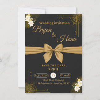 Public Wedding Invitation – Elegant Minimal Design 招待状