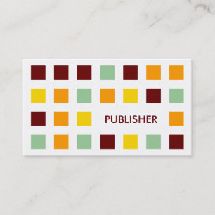 PUBLISHER (モダン正方形) 名刺