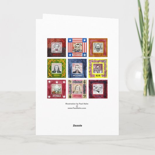 PUCCINIの挨拶状 カード (裏面)