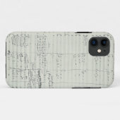 PucciniオペラLaのBohème音楽原稿抄録 Case-Mate iPhoneケース (裏面(横))