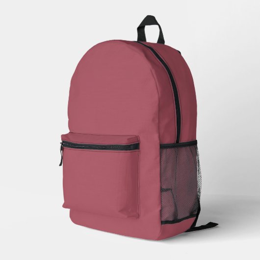 Puce Color Backpack  プリントバックパック (裏面右端)