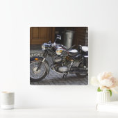 Puch 125 SV スクエア壁時計 (ホーム)