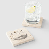 PUCK （ホッケー） ストーンコースター (横)