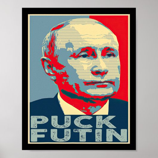 Puck Futin Hope I Stand With Ukraine ポスター (正面)