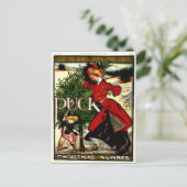 Puck Magazine Christmas 1900 シーズンポストカード (スタンド正面)