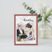 Puck Magazine Cover 1902年4月 ポストカード (スタンド正面)