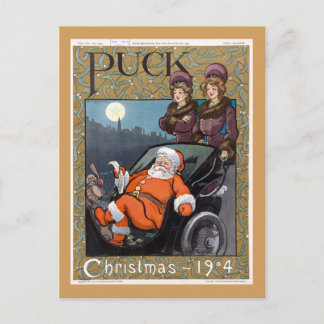 Puck Magazine Cover Christmas 1904 シーズンポストカード