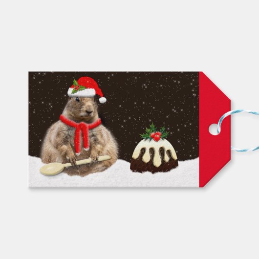 Pudギフトのラベル ギフトタグ (正面(横))