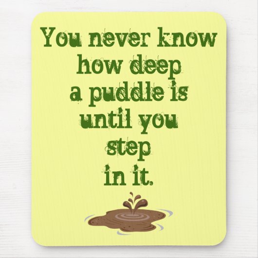 Puddles_についての事 マウスパッド (正面)