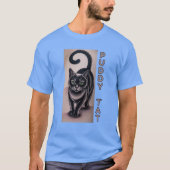 Puddy Tat – Cat Tattoo Tシャツ (正面)