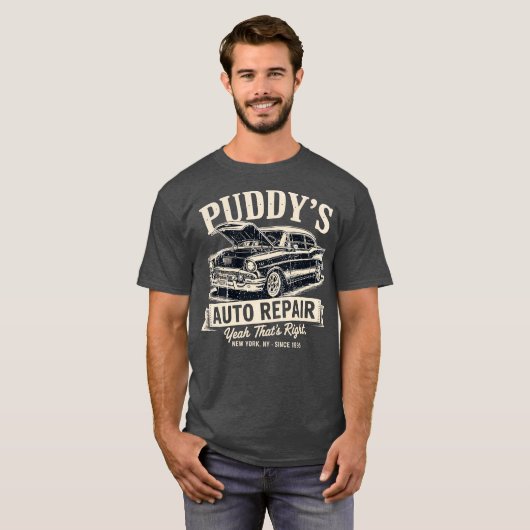 Puddy's Auto Repair Tシャツ (正面フル)
