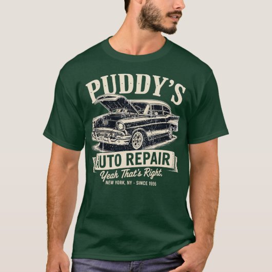 Puddy's Auto Repair Tシャツ (正面)
