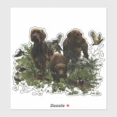 Pudelpointerステッカー シール (シート)