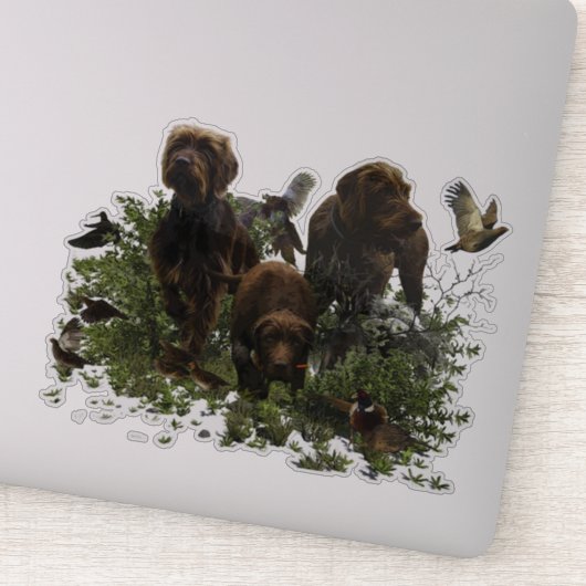 Pudelpointerステッカー シール (詳細)