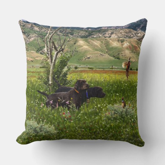 Pudelpointer クッション (正面)