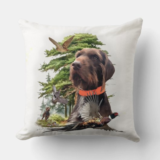 Pudelpointer クッション (正面)