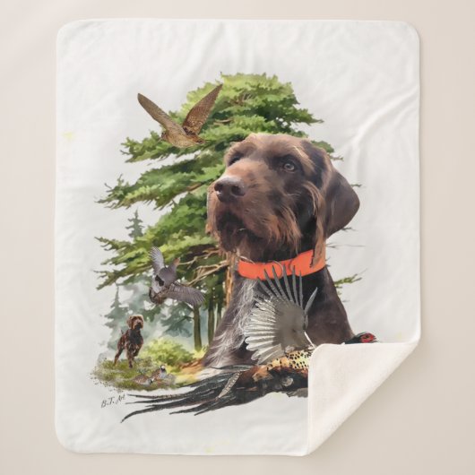 Pudelpointer シェルパブランケット (正面)
