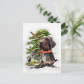 Pudelpointer シーズンポストカード (スタンド正面)