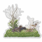 Pudelpointer シール (正面)