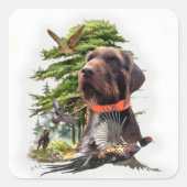 Pudelpointer スクエアシール (正面)