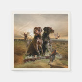 Pudelpointer スタンダードカクテルナプキン (正面)