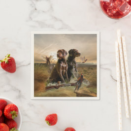 Pudelpointer スタンダードカクテルナプキン