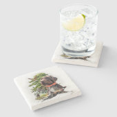 Pudelpointer ストーンコースター (横)