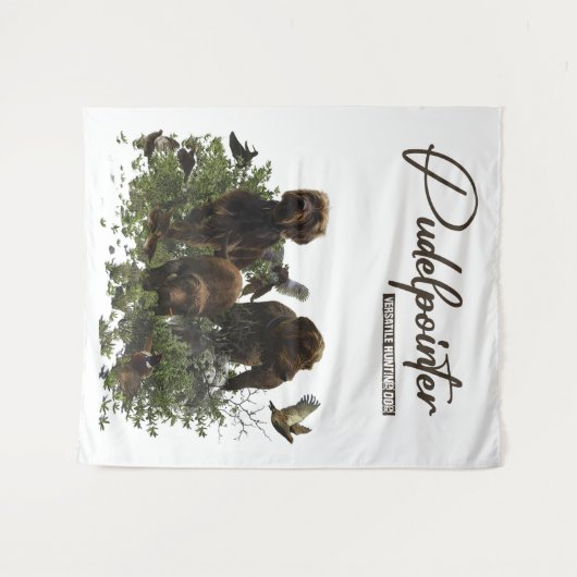 Pudelpointer タペストリー (正面(横))