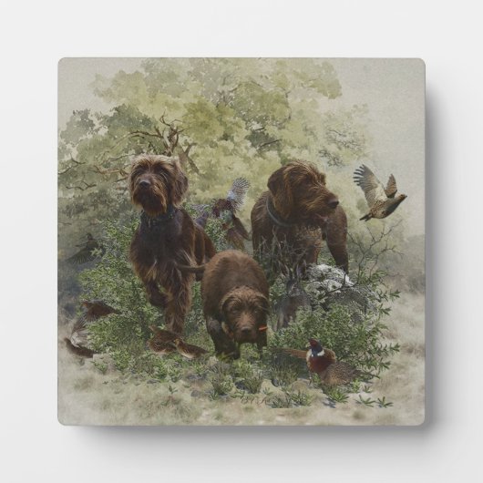 Pudelpointer フォトプラーク (正面)