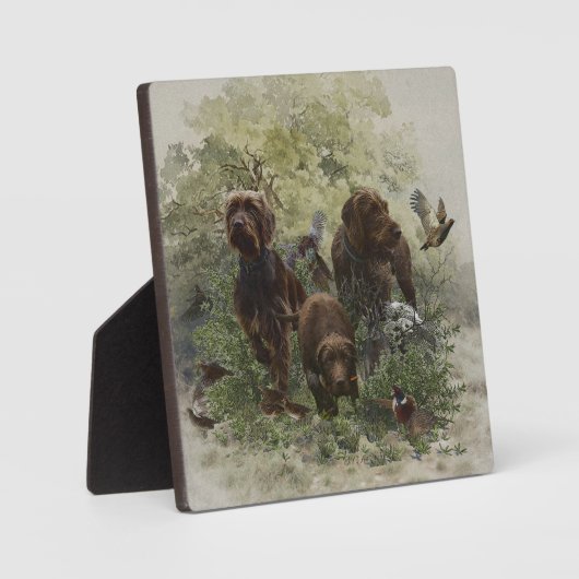 Pudelpointer フォトプラーク (正面)