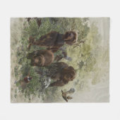 Pudelpointer フリースブランケット (正面(横))