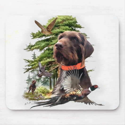 Pudelpointer マウスパッド (正面)