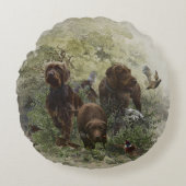 Pudelpointer ラウンドクッション (正面)