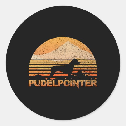 Pudelpointer ラウンドシール (正面)