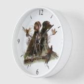 Pudelpointer 壁時計 (傾斜)