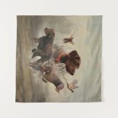 Pudelpointers、狩りキジ タペストリー (正面(横))