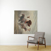 Pudelpointers、狩りキジ タペストリー (インサイチュ(横))