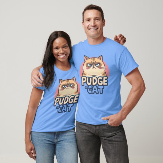 Pudge the cat tシャツ (ユニセックス)