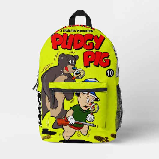 PUDGY PIG コミックス リュックサック (正面)