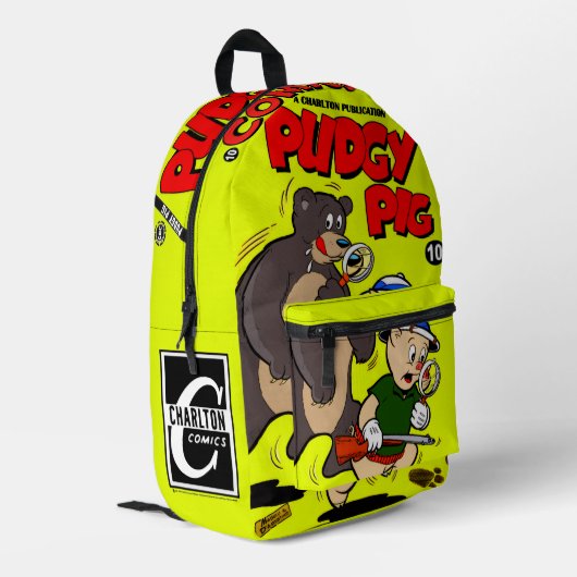 PUDGY PIG Comics Backpack プリントバックパック (裏面左端)
