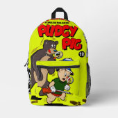 PUDGY PIG Comics Backpack プリントバックパック (正面)