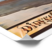 Puebla Art Mexico Travel Poster Mexican Print ポスター (角)