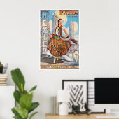 Puebla Art Mexico Travel Poster Mexican Print ポスター (ホームオフィス)