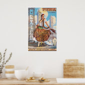 Puebla Art Mexico Travel Poster Mexican Print ポスター (キッチン)