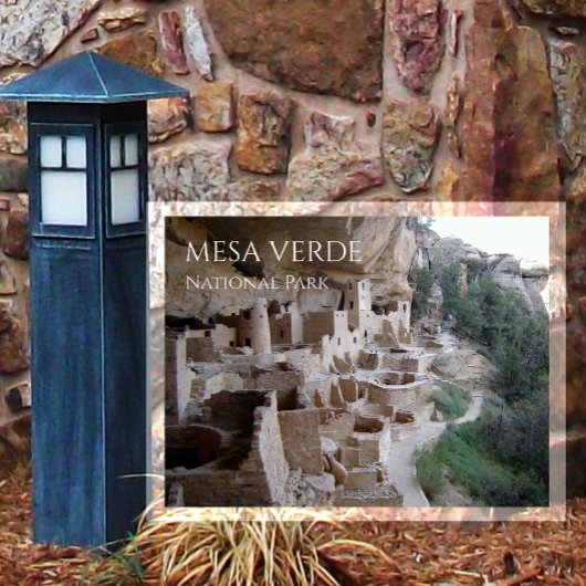 Pueblo Cliff Dwellings, Mesa Verde NP Colora, do ポストカード