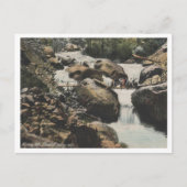 Pueblo CO, Harmon Falls, Eldorado Springs 1909 ポストカード (正面)