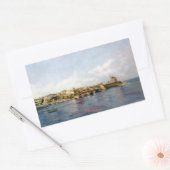 Pueblo costero/Pobo costeiro/Coastal town 長方形シール (封筒)