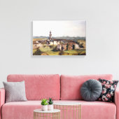 Pueblo de Lugo/Village in Lugo キャンバスプリント (インサイチュ (リビング))