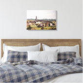 Pueblo de Lugo/Village in Lugo キャンバスプリント (インサイチュ (寝室))